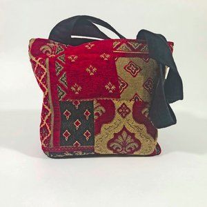 EUC Salty Bags Woven Tapestry Shoulder Hand Bag